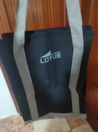 Bolso de viaje Lotus negro y gris