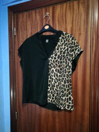 Blusa Shein Talla S Leopardo