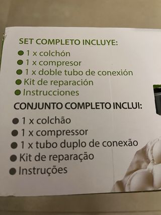 Colchón Antiescaras Hinchable