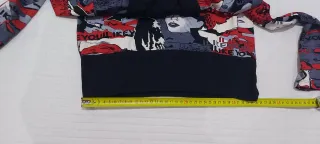 Camiseta mujer cuello alto estampado