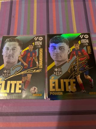 Cromos Fútbol MGK 24/25 Lewandowski Pedri