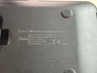 Base Carga Inalámbrica Seneo 2 en 1