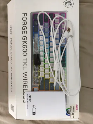 Teclado MSI Forge GK600 TKL Wireless