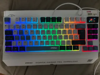 Teclado MSI Forge GK600 TKL Wireless