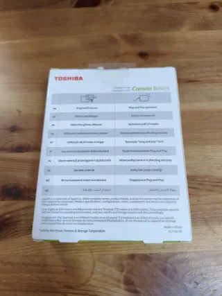 Disco Duro Externo Toshiba Canvio Basics 1TB