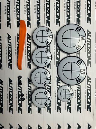 Pack emblemas BMW Full White para X1 E84