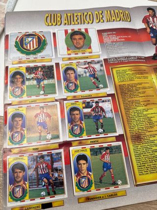 Álbum Cromos Liga 96/97