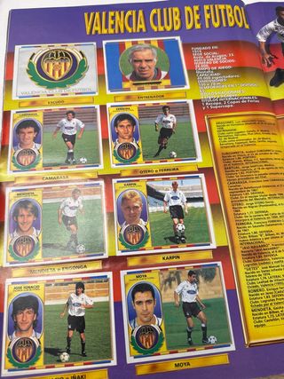 Álbum Cromos Liga 96/97