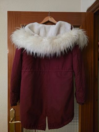 Cazadora parka mujer con capucha