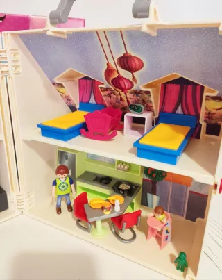 Playmobil Casa Maletín Muñecas. Sin apenas uso