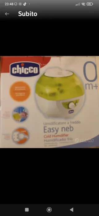 Umidificatore Chicco Easy neb