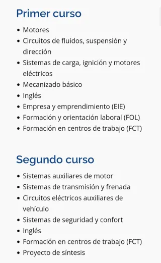 Clases Particulares Matemática / Automoción