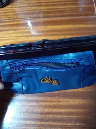 Bolso vintage Charlie azul y dorado