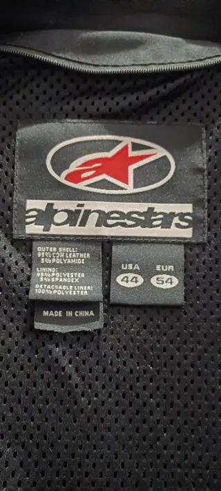 Chaqueta Moto Alpinestars RC-1 Negra