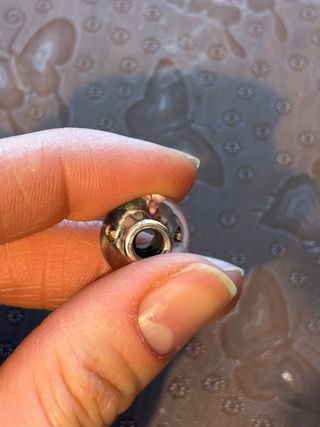 Charm Pandora Vetro Murano Fiore Argento