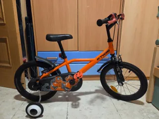 Bicicleta infantil Btwin naranja 4-5 años