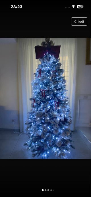 Albero Natale Innevato 240cm