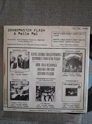 Hip Hop: 2 x  Grandmaster Flash + Rapper's delight