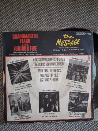 Hip Hop: 2 x  Grandmaster Flash + Rapper's delight