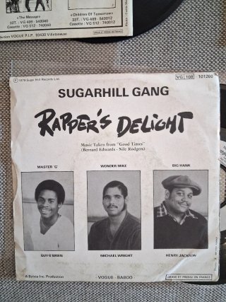 Hip Hop: 2 x  Grandmaster Flash + Rapper's delight