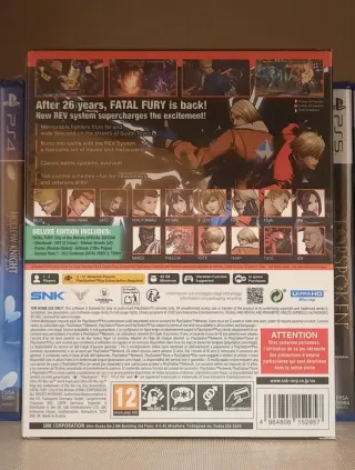 Fatal Fury City of the Wolves PS5 Deluxe Edition.