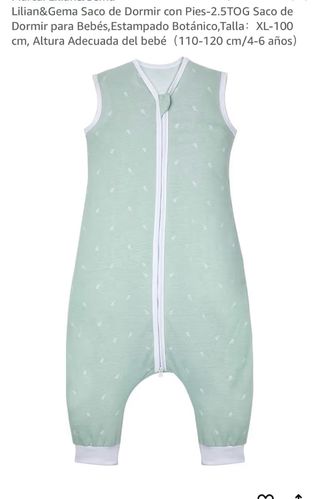 Saco dormir sin mangas ni pies unisex 3-4 años