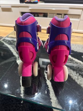 Patines Oxelo Infantiles Ajustables Rosa/Morado