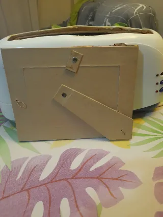 Marco de fotos ecológico con hojas de la naturalez