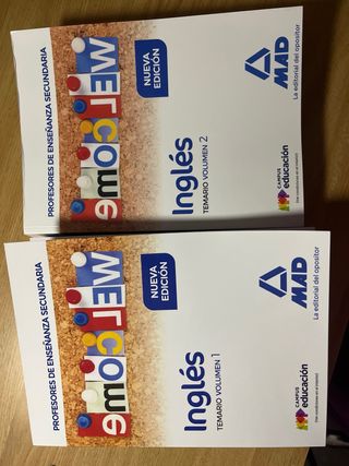 Profesores de Enseñanza Secundaria Inglés 2 tomos