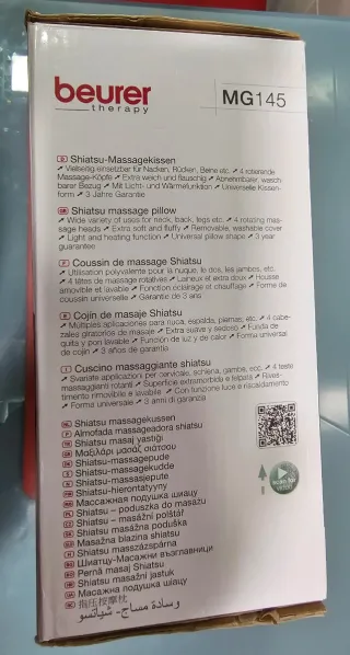 Almohada Masaje Shiatsu Beurer MG145