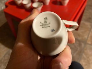 12 Tazzine Caffè Winterling Porcellana