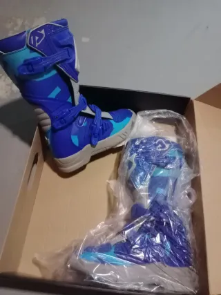 De niñoBotas Acerbis Azules Nuevas