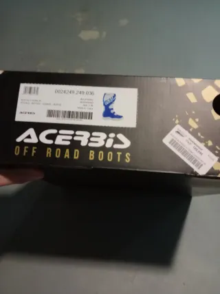 De niñoBotas Acerbis Azules Nuevas