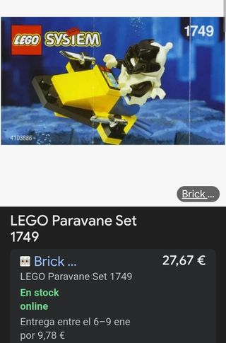 Lego moto buceo subacuatico