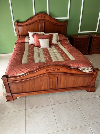 Cama Matrimonial Madera