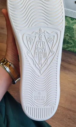 Zapatillas Gucci Ace Snake Blancas