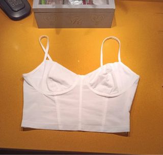 Top Corsé Blanco Bershka
