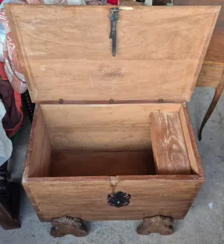 Baúl Canario Antiguo Madera