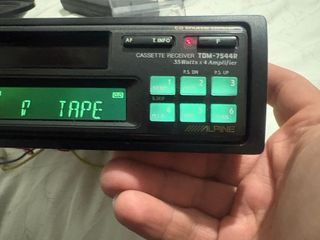 Alpine TDM-7544R Radio Cassette