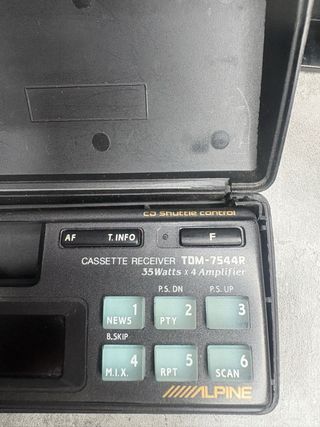 Alpine TDM-7544R Radio Cassette