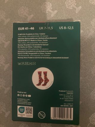 Calze SOXO Natale Albero Multicolore Taglia Unica