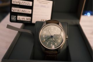 Hamilton Khaki Marrón/Verde Reloj