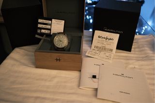 Hamilton Khaki Marrón/Verde Reloj