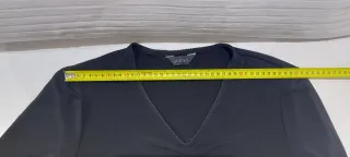 Camiseta negra manga larga mujer