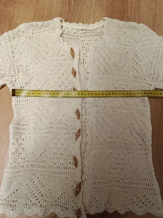 Chaqueta beige mujer talla M