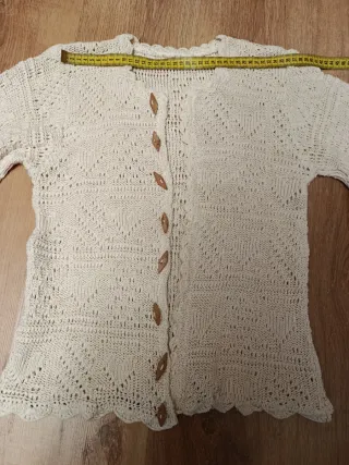 Chaqueta beige mujer talla M