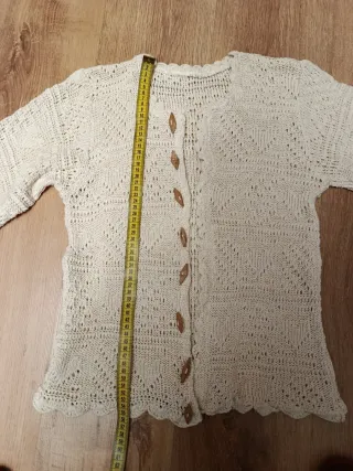 Chaqueta beige mujer talla M