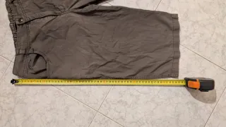 Calções de ganga largos castanhos da quiksilver