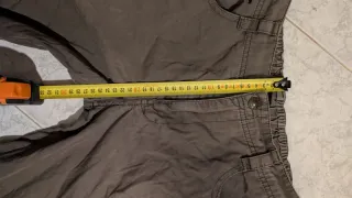 Calções de ganga largos castanhos da quiksilver