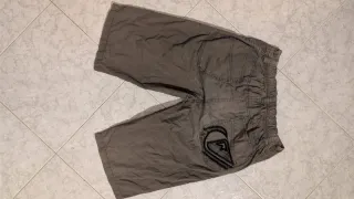 Calções de ganga largos castanhos da quiksilver